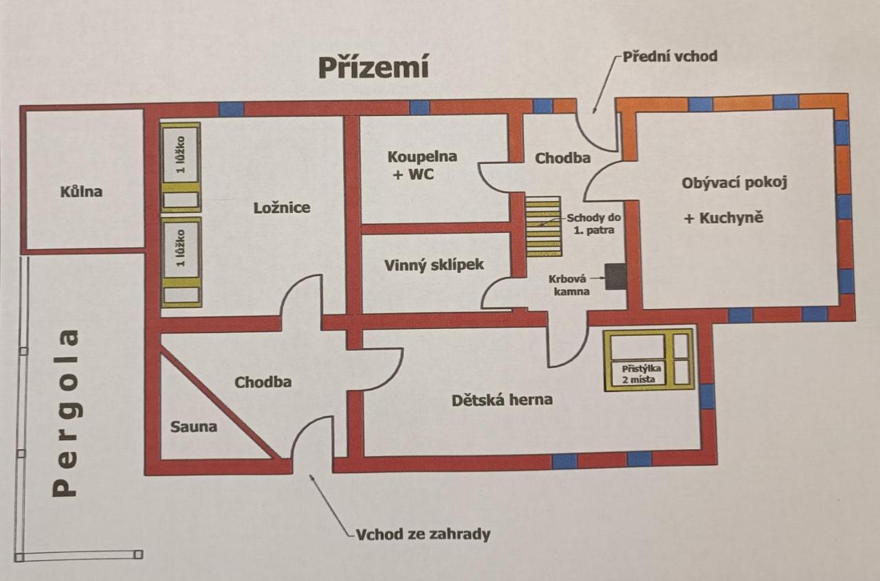Chata "Na Pohodu" Chřibská Exterior foto